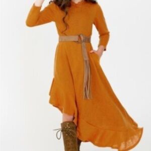 Joyfolie sunset Gold Dress